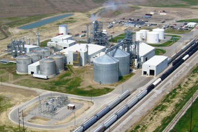 aerial view of global ethanol looking southeast
