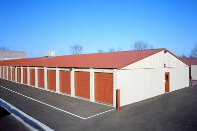 Southwest corner of storage building 'C'.  The center of this building is climate controlled.