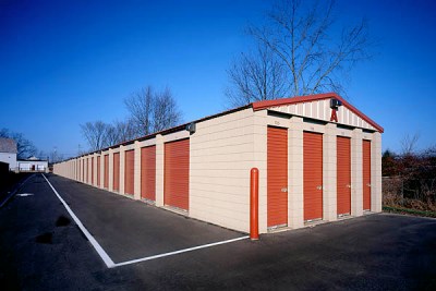 Southwest corner of storage building 'A'