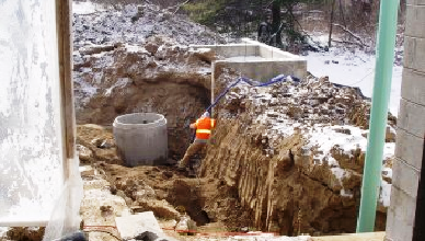 Manhole installation Manhole installation