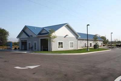 Southwest corner of Zippy Auto Wash